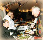 Full-service wedding catering